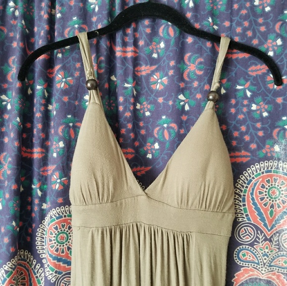 5 for 25! Green maxi dress - Picture 3 of 6